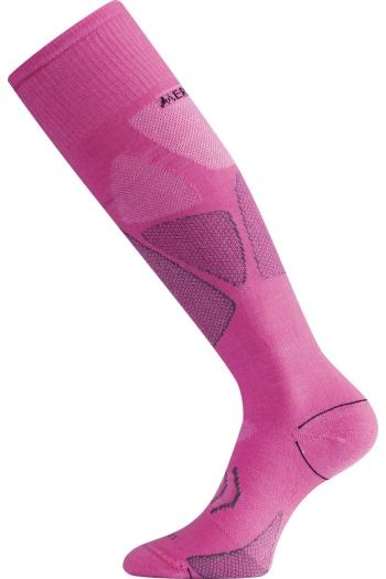 Lasting SWL 498 růžová MERINO podkolenka Velikost: (42-45) L ponožky