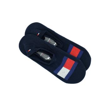 Tommy Hilfiger pánské tmavě modré ponožky 2 pack - 39/42 (3)