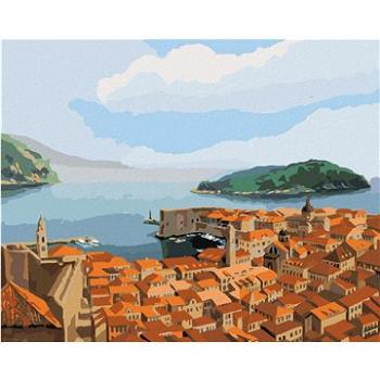 Diamondi - Diamantové malování - DUBROVNÍK V CHORVATSKU, 40x50 cm, bez rámu a bez vypnutí plátna (606928A)