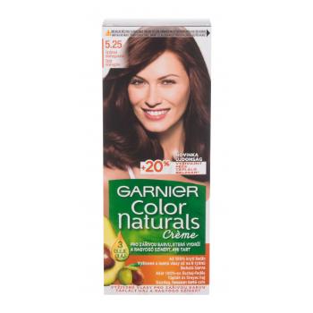 Garnier Color Naturals Créme 40 ml barva na vlasy pro ženy 5,25 Light Opal Mahogany Brown na barvené vlasy; na všechny typy vlasů