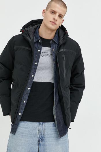 Bunda Jack & Jones Jcoheat pánská, černá barva, zimní