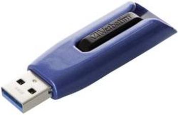 USB flash disk Verbatim V3 Max 49807, 64 GB, USB 3.2 Gen 1 (USB 3.0), modrá