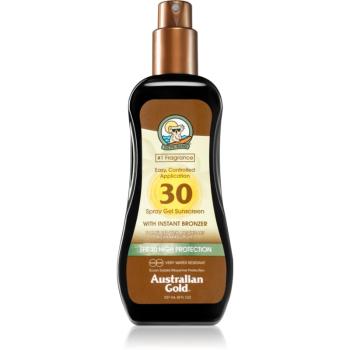 Australian Gold Spray Gel Sunscreen With Instant Bronzer tónující ochranný gel SPF 30 237 ml