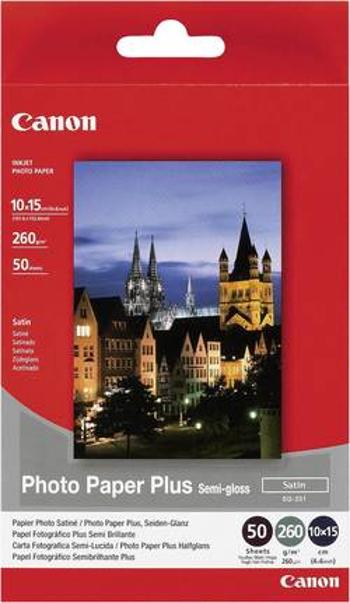 Canon Photo Paper Plus Semi-gloss SG 201 1686B015, 10 x 15 cm, 50 listů