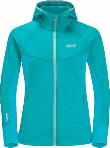 Jack Wolfskin Hydro Grid Fleece W Dark Aqua S Outdoorová mikina