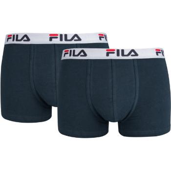 Fila MAN BOXERS 2 PACK Pánské boxerky, tmavě modrá, velikost S