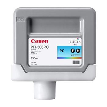 CANON PFI-306 PC - originální cartridge, foto azurová, 330ml