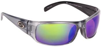 Strike King S11 Optics Okeechobee Clear Gray Metallic/Green Mirror Rybářské brýle