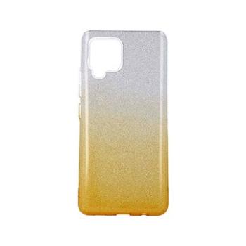 TopQ Samsung A42 glitter stříbrno-oranžový 55359 (Sun-55359)