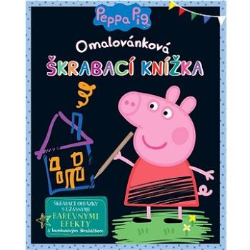 Peppa Pig Omalovánková škrábací knížka 