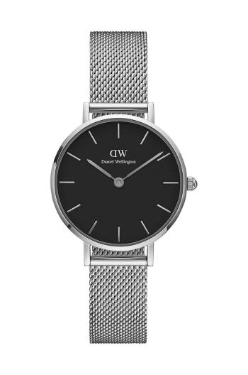 Hodinky Daniel Wellington Petite 28 Sterling stříbrná barva