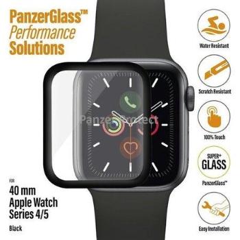 PanzerGlass Original tvrzené sklo pro Apple Watch 40 mm - černé 5494011