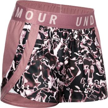 Under Armour PLAY UP 3.0 PRINTED SHORTS Dámské šortky, růžová, velikost S