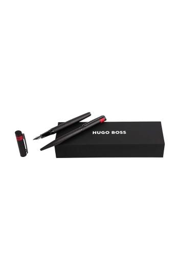 Sada plnicího a kuličkového pera Hugo Boss Set Loop Diamond