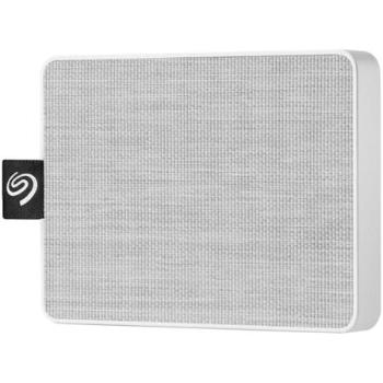 Seagate ®  One Touch SSD 500GB ( USB 3.1 type C ) White, STJE500402
