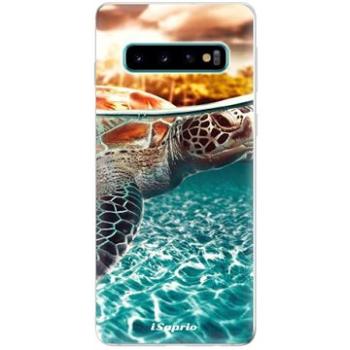 iSaprio Turtle 01 pro Samsung Galaxy S10 (tur01-TPU-gS10)
