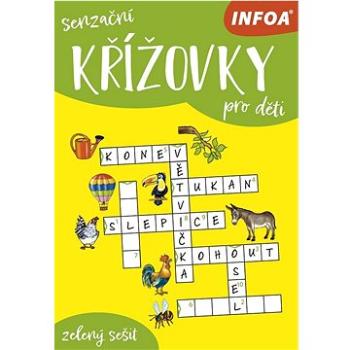 Senzační křížovky pro děti: zelený sešit (8594184925843)