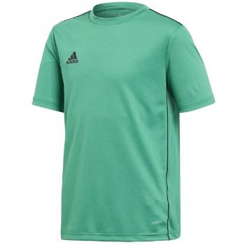 adidas CORE18 JSY Y Juniorský fotbalový dres, zelená, velikost 164