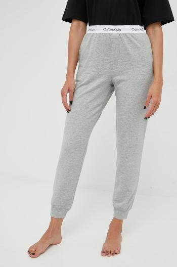 Kalhoty Calvin Klein Underwear dámské, šedá barva