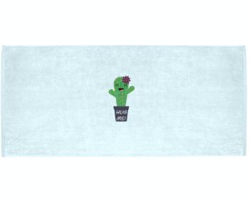 Celopotištěný sportovní ručník Kaktus