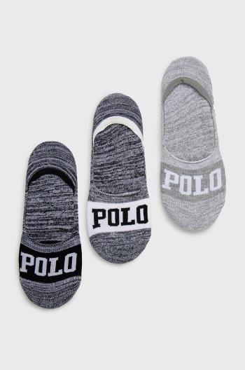 Ponožky Polo Ralph Lauren (3-pack) dámské, černá barva