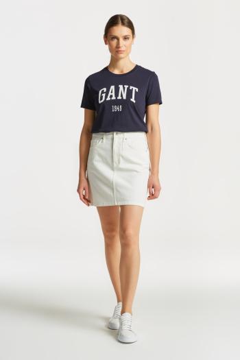 SUKNĚ GANT WHITE DENIM SKIRT bílá 42