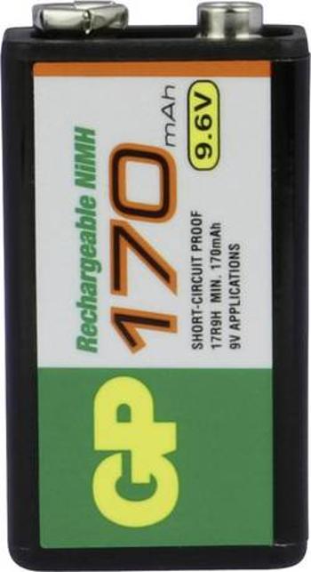 Akumulátor GP, 9 V, NiMH, 170 mAh, 9,6 V