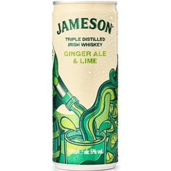 Jameson Ginger Ale & Lime 0,25l 5% plech (5011007018931)