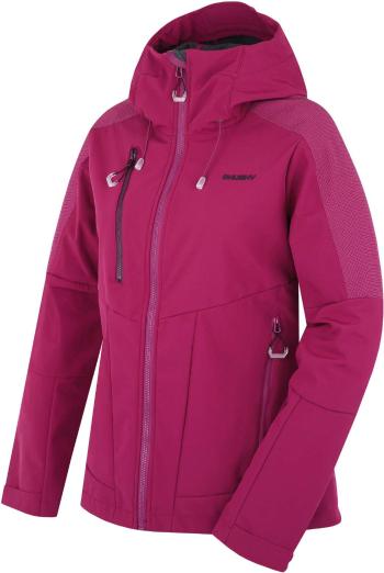 Husky Dámská softshell bunda Sevan L dk. magenta Velikost: XL dámská softshellová bunda