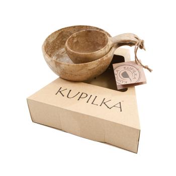 Kupilka sada KUKSA 210 ml + MISKA 550 ml - Original (BROWN)