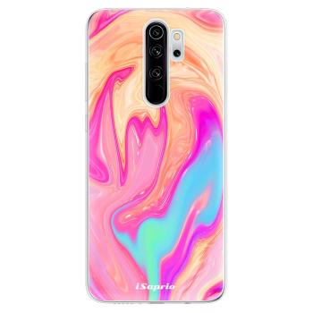 Odolné silikonové pouzdro iSaprio - Orange Liquid - Xiaomi Redmi Note 8 Pro