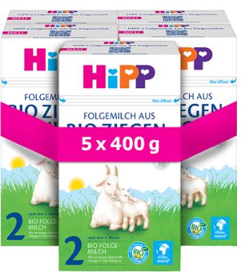 HiPP Mléko 2 BIO kozí 5 x 400 g