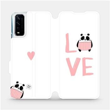 Flipové pouzdro na mobil Vivo Y11S - MH09S Panda LOVE (5903516595235)
