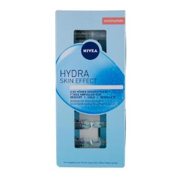 Nivea Hydra Skin Effect 7 Days Ampoule Treatment 7 ml pleťové sérum poškozená krabička na všechny typy pleti; proti vráskám; na rozjasnění pleti