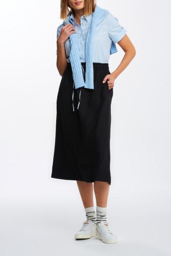 SUKNĚ GANT D2. SUMMER LINEN SKIRT černá 36