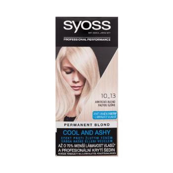 Syoss Permanent Coloration Permanent Blond 50 ml barva na vlasy pro ženy 10-13 Arctic Blond na barvené vlasy; na blond vlasy