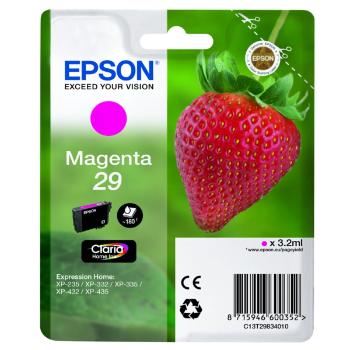 EPSON T2983 (C13T29834022) - originální cartridge, purpurová, 3,2ml