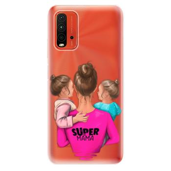 Odolné silikonové pouzdro iSaprio - Super Mama - Two Girls - Xiaomi Redmi 9T