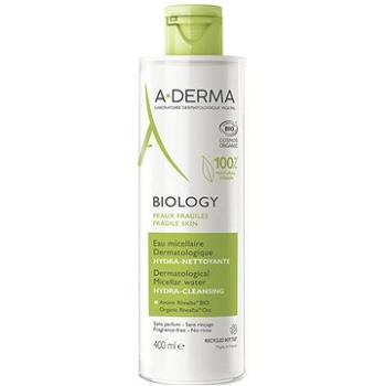 A-DERMA BIOLOGY Dermatologická micelární voda hydratační-čisticí 400 ml (3282770146578)