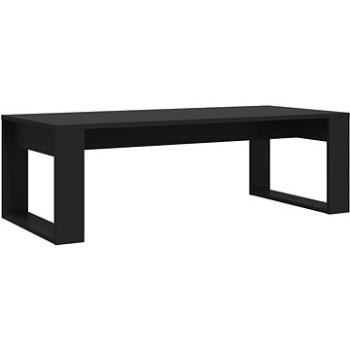 SHUMEE Konferenční stolek černý 110 × 50 × 35 cm dřevotříska, 808613 (808613)