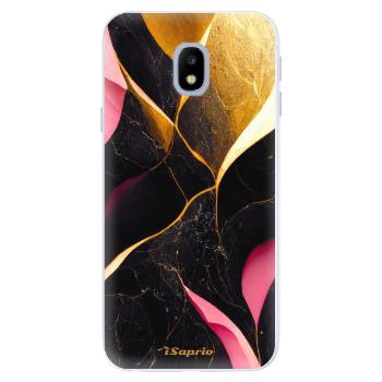 Silikonové pouzdro iSaprio - Gold Pink Marble - Samsung Galaxy J3 2017