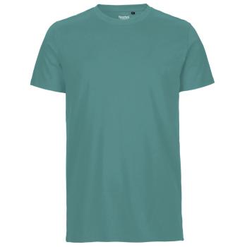 Neutral Pánské tričko Fit z organické Fairtrade bavlny - Teal | M