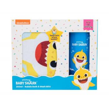 Pinkfong Baby Shark Gift Set dárková kazeta pěna do koupele 250 ml + mycí rukavice pro děti poškozená krabička