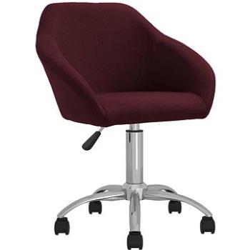 Otočná jídelní židle fialová textil, 3089601 (3089601)