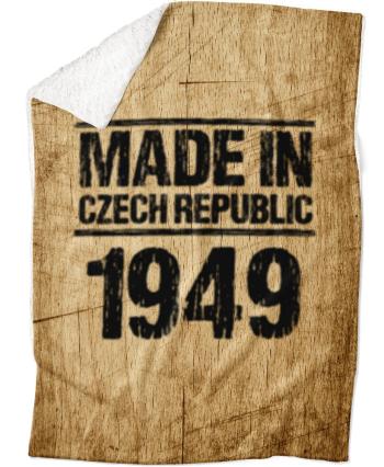 Deka Made In (rok: 1949, Podšití beránkem: ANO)