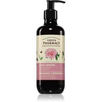 Green Pharmacy Body Care Damask Rose & Shea Butter vyživující tělové mléko 400 ml