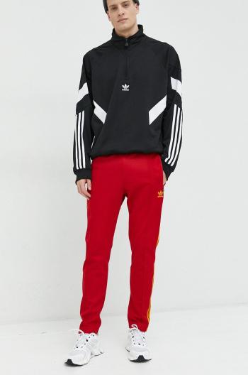 Tepláky adidas Originals pánské, červená barva, s aplikací