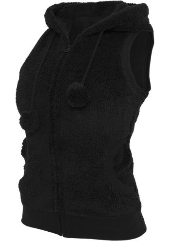 Urban Classics Ladies Teddy Vest black - M