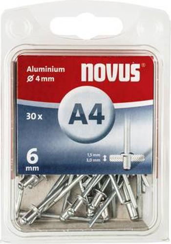 Slepý nýt Novus 045-0023, (Ø x d) 4 mm x 6 mm, 30 ks