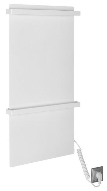 SAPHO ELMIS elektrický sušák ručníků 400x800mm, 120W, hliník, bílá mat EB420